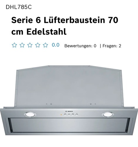 Bosch dunstabzugshaube dhl785c - dunstabzugshaube,